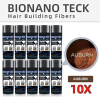 10 Bottles Bionano Teck Hair Building Fibers