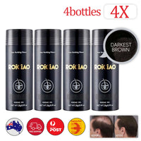 4 Bottles 4X ROICIAO Hair Loss Building Fibers (112g) Keratin Concealer