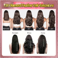 22'' Russian Hair On Blonde Range F28 Diamond Feather Hair Extensions 100 Strands Standard Full Head  26