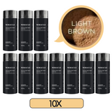 10 Bottles 10x Miracle Hair Building Fibers