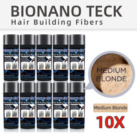 10 Bottles Bionano Teck Hair Building Fibers