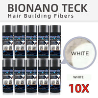 10 Bottles Bionano Teck Hair Building Fibers